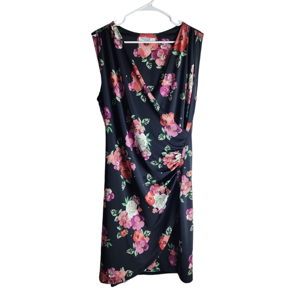 Expected By Lilac Floral Maternity Dress Size XL